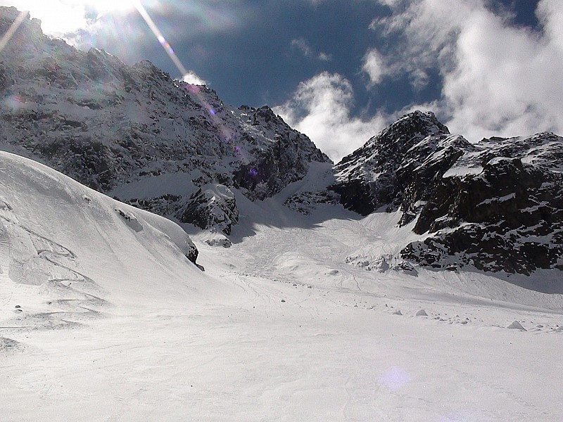 #15 Le couloir vaincu : dans une tempête de beau temps :) Le couloir vaincu : dans une tempête de beau temps :)