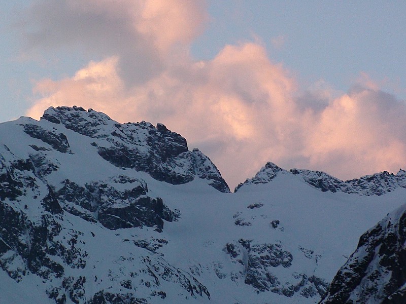 #4 Le col à l Le col à l'aurore : vu du refuge, la veille