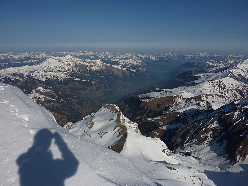 Wildstrubel : Vue sur la vallée de la Simme (Lenk)