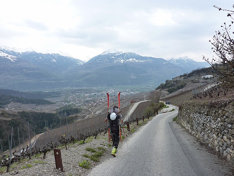 Vallon de la Morge : Retour à la civilisation