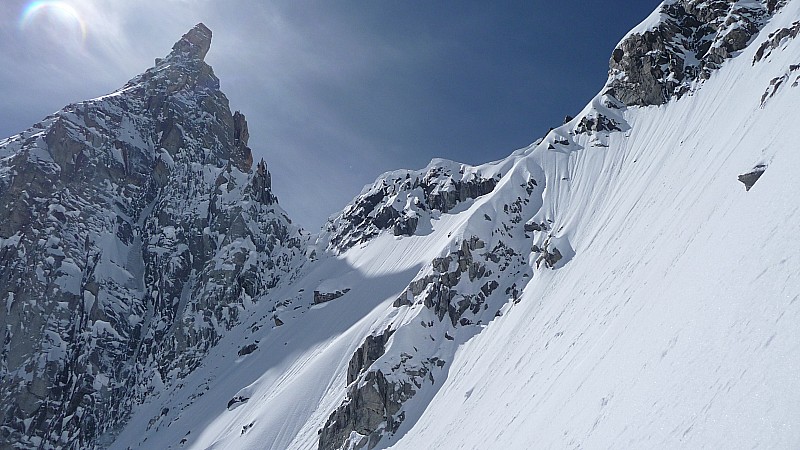 #5 Col des Cristaux : A mi-couloir... Col des Cristaux : A mi-couloir...