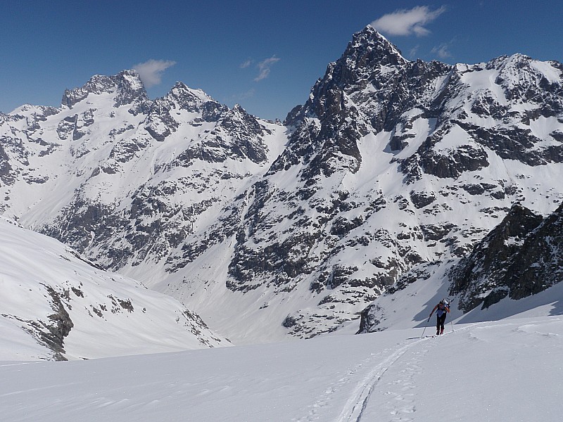 #6 vue du col de says : sur la barre et ailefroide vue du col de says : sur la barre et ailefroide