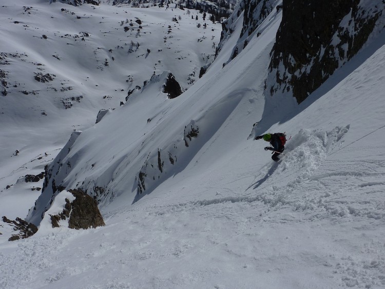 #9 Pélago : Belle neige en rive droite. Pélago : Belle neige en rive droite.
