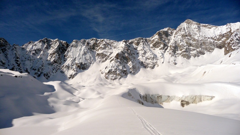 Pic de Neige Cordier : et glacier d'Arsine