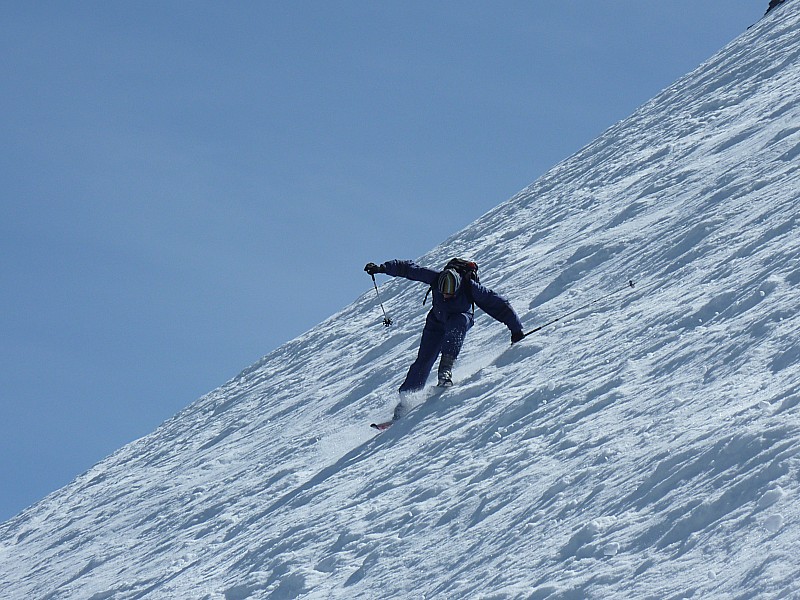 #9 Tête Pelouse : un peu chahuté dans la descente Tête Pelouse : un peu chahuté dans la descente
