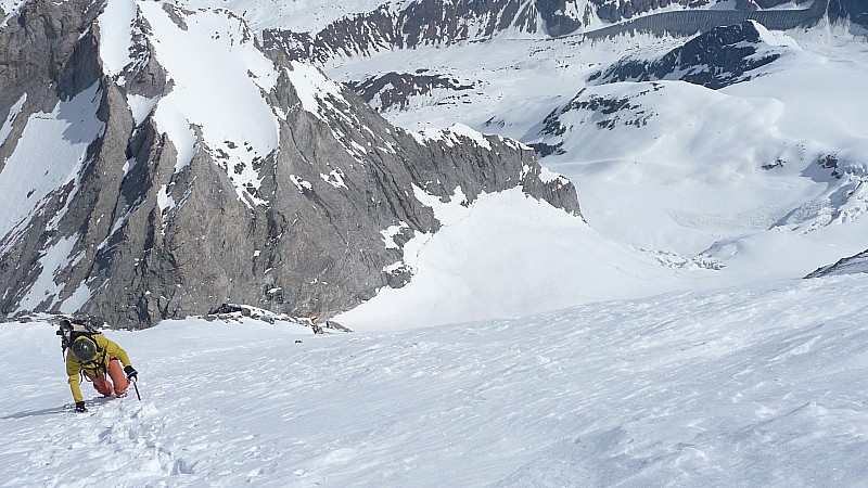 #11 Petite face Nord Grande Casse : Chech arrive au sommet... Petite face Nord Grande Casse : Chech arrive au sommet...