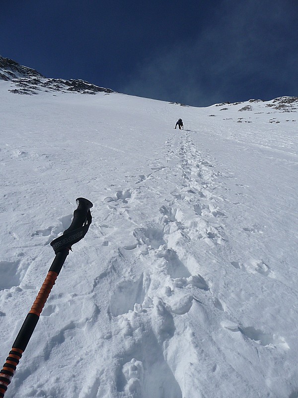 #9 Petite face Nord Grande Casse : Déjà Totoff est loin devant... Petite face Nord Grande Casse : Déjà Totoff est loin devant...
