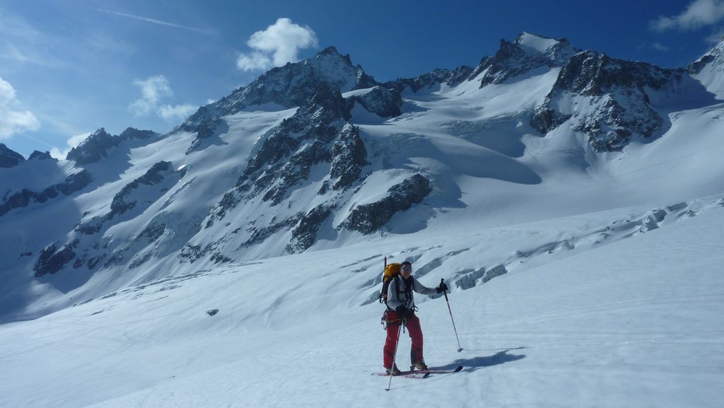 #18 Grand Darrey et Grande Lui : Delle devant la montée de la veille, le col des Planereuses est à gauche sur la photo Grand Darrey et Grande Lui : Delle devant la montée de la veille, le col des Planereuses est à gauche sur la photo