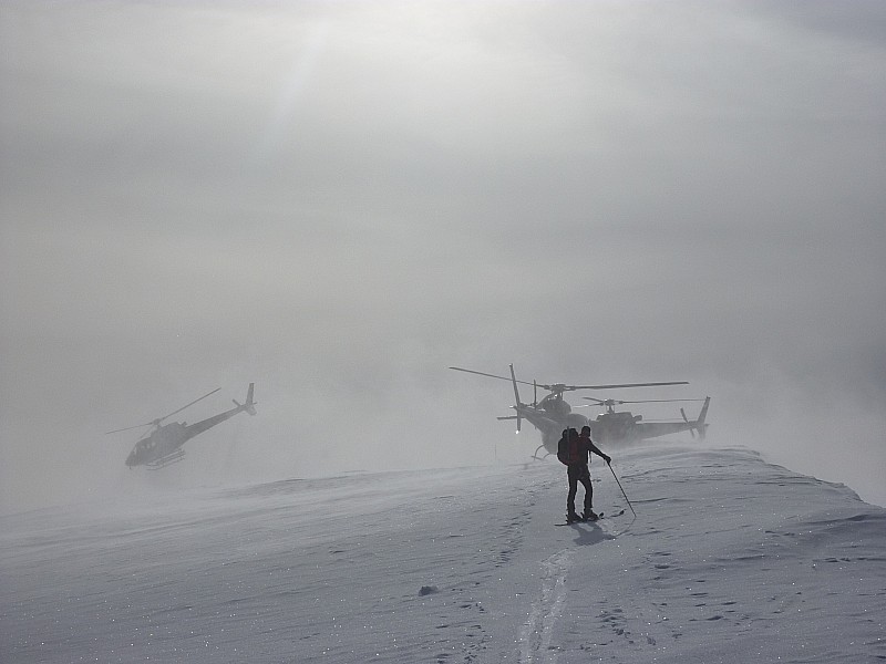 Sommet du Petit Combin : Presque seul au monde....