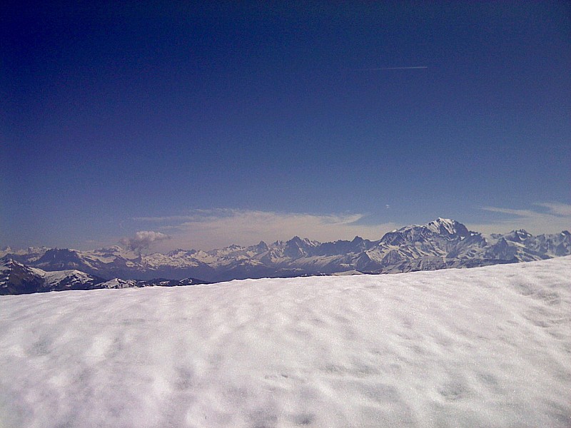 Conditions d'enneigement : Mont Blanc ,aiguilles de Chamonix