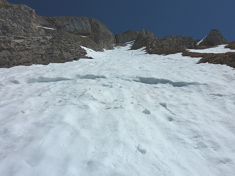 #7 Trou du Moucheron : A la base du couloir Trou du Moucheron : A la base du couloir