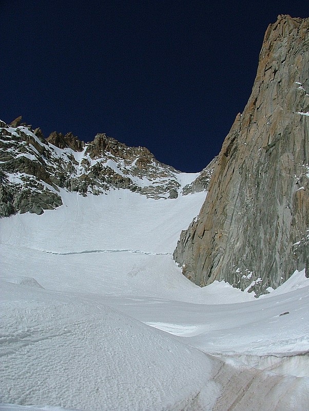 #17 le glacier du Milieu : la partie supérieure de l le glacier du Milieu : la partie supérieure de l'itinéraire