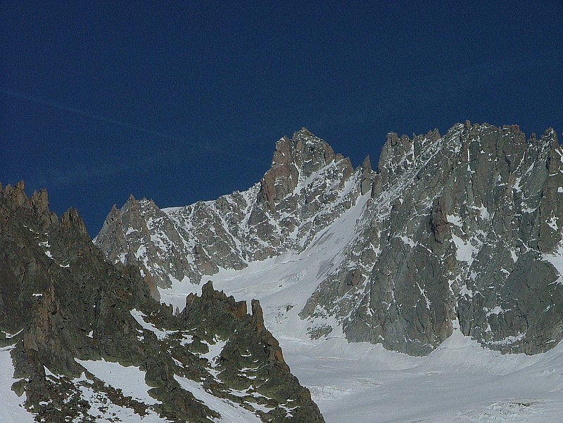 #22 Aiguille d Aiguille d'Argentière : versant W de l'aiguille d'Argentière, accès depuis le glacier du Chardonnet !