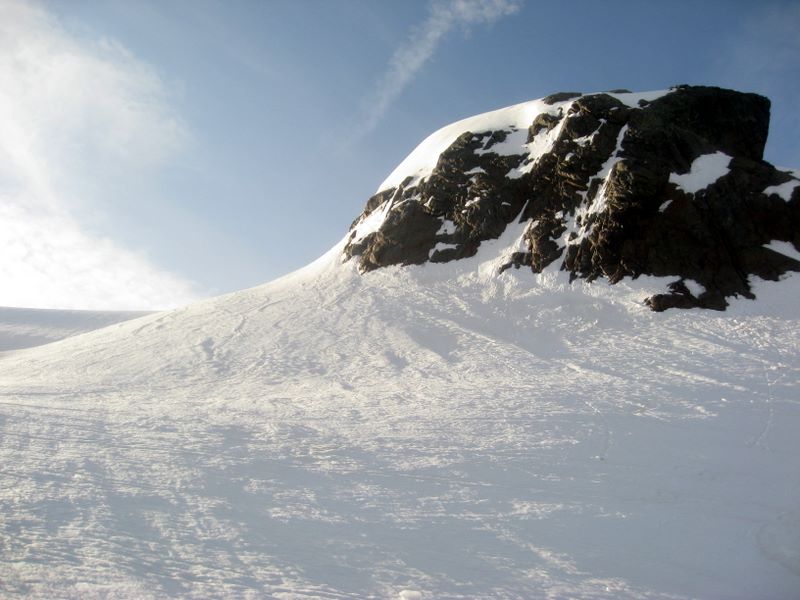 Sur le glacier du Grand : Un beau glacier, pas crevassé, bien tranquille