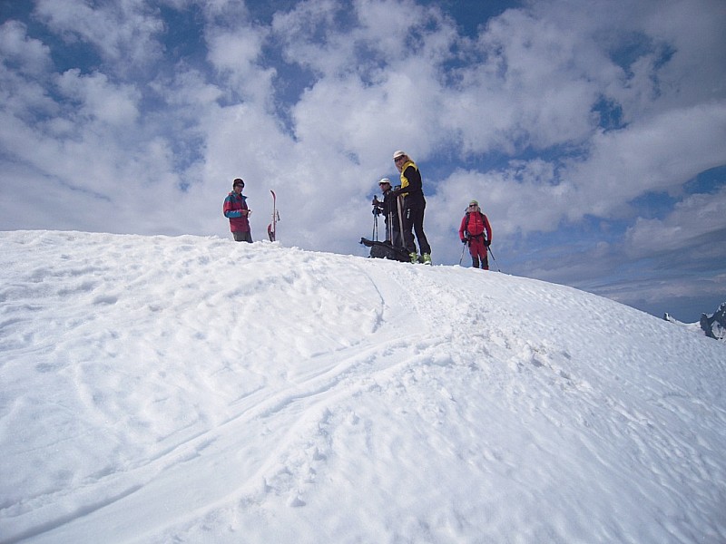 #3 sur la crête : bonne neige sur la crête : bonne neige