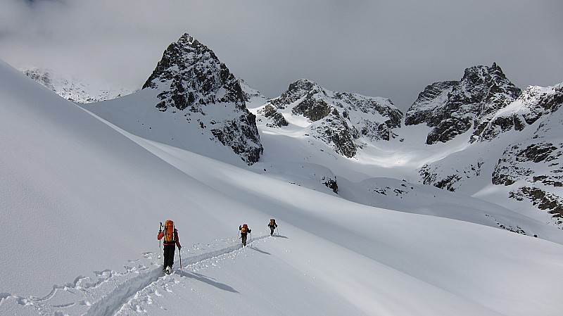 #8 Trace : vers le glacier du Rif de la Planche Trace : vers le glacier du Rif de la Planche