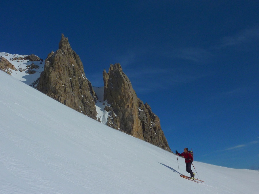 Grand Galibier : Entrée de la combe est