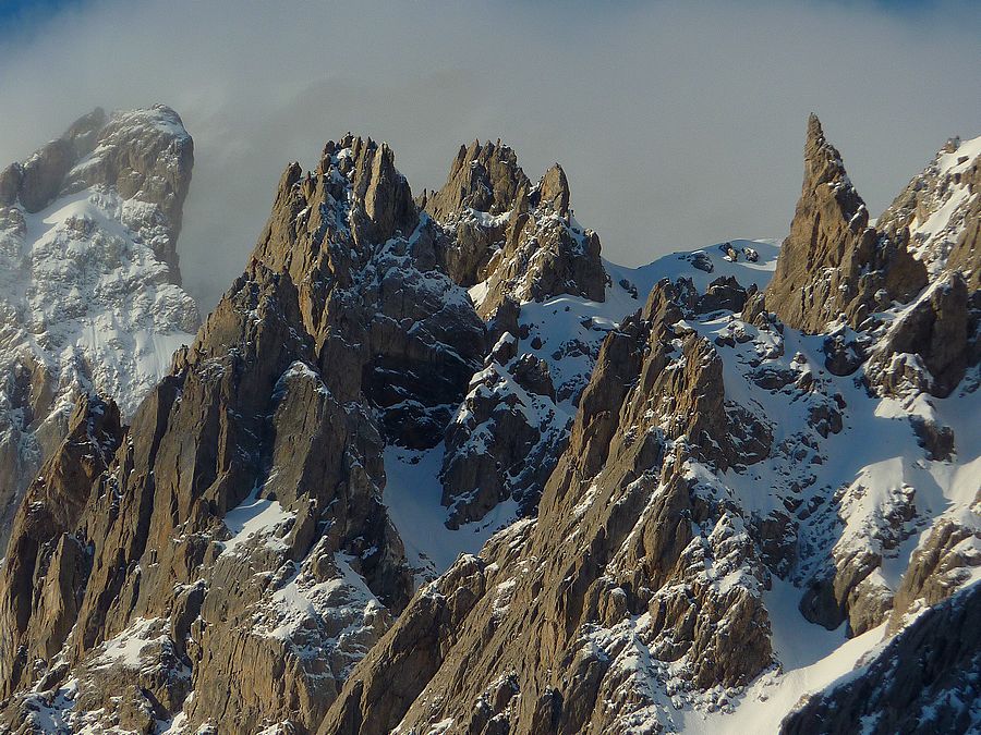 Grand Galibier : Pinnacles