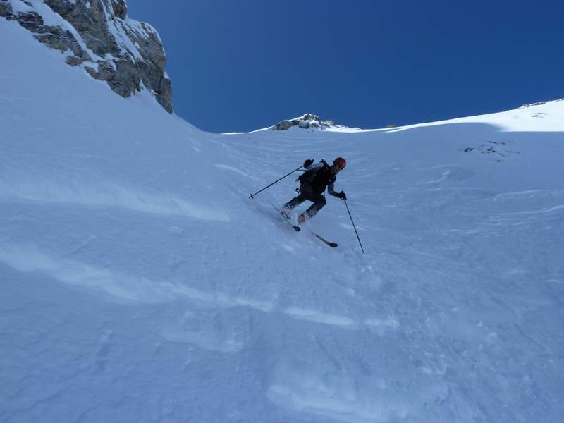 Couloir de la Clapière : Denis...