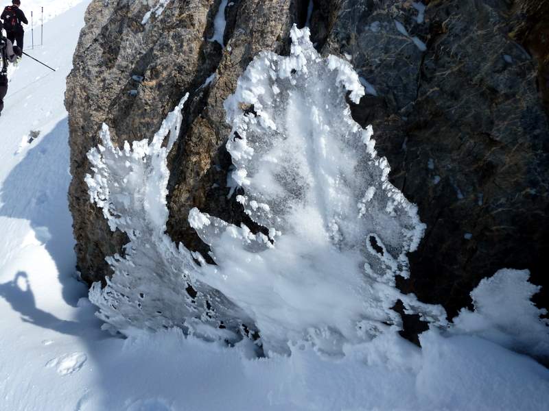 Grand Galibier : Concrétions...