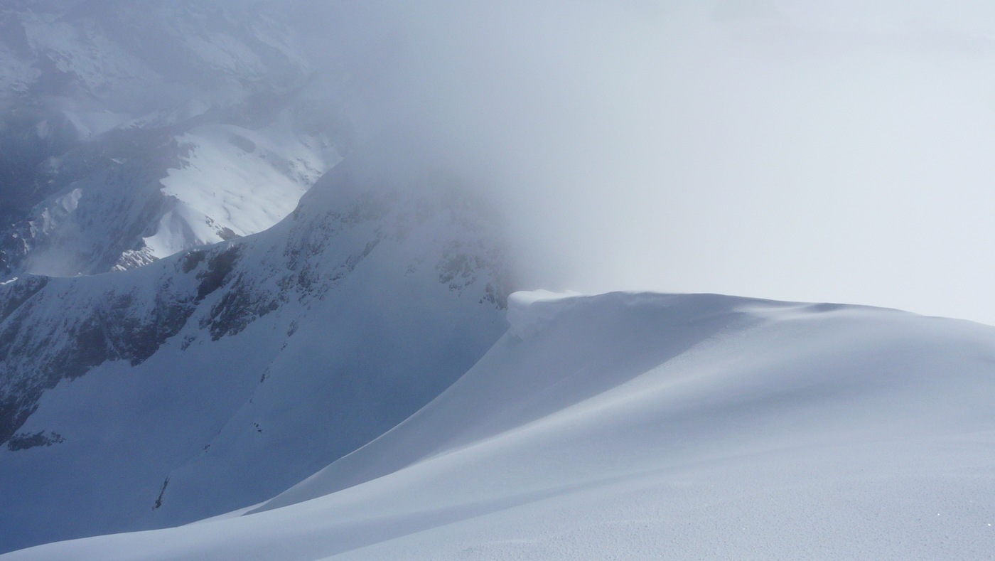 #6 Brume sur : les Moutières et sortie du glacier de l Brume sur : les Moutières et sortie du glacier de l'Aup