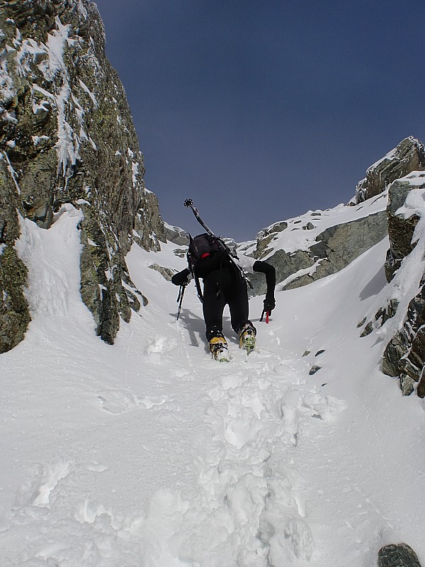 #4 Romu à la trace : Nous avons préféré mettre nos crampons. Romu à la trace : Nous avons préféré mettre nos crampons.