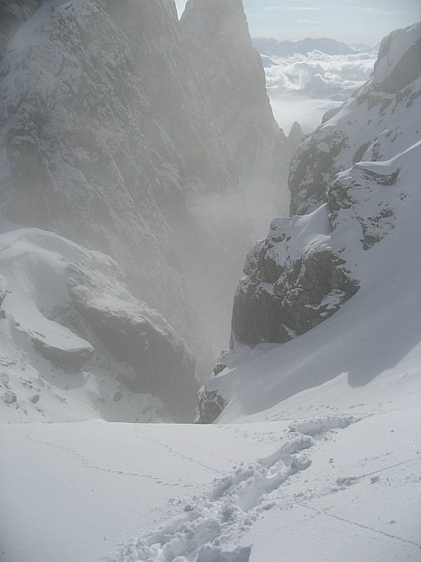 #5 Col de la Combe : Belle ambiance à la sortie du col Col de la Combe : Belle ambiance à la sortie du col