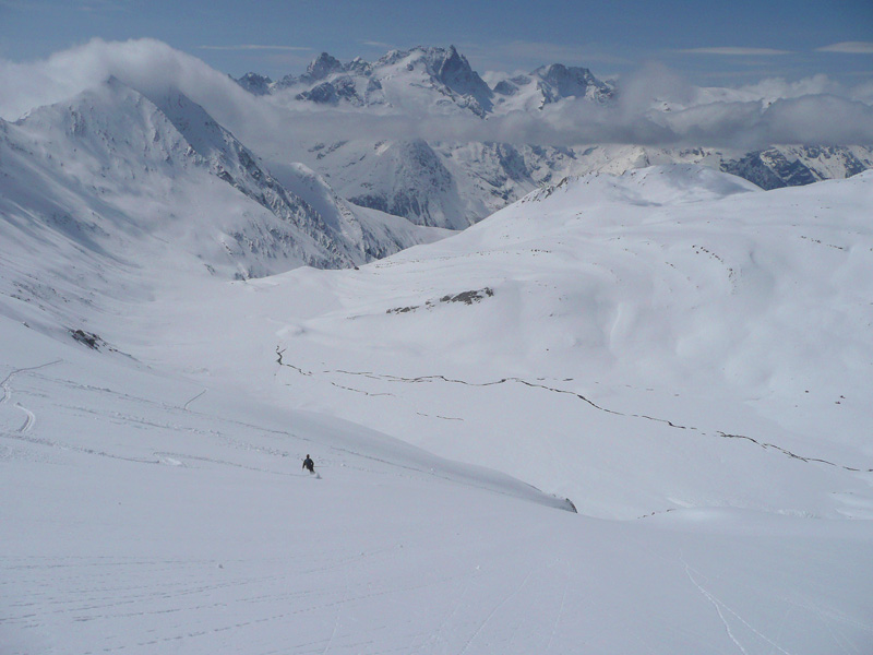 Aiguille Argentière SW : ski grand large :=)))