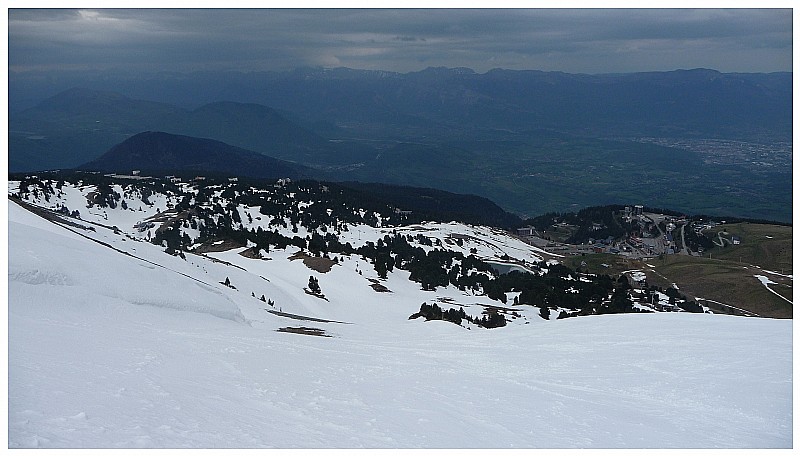 #7 Chamrousse : Depuis l Chamrousse : Depuis l'Olympique homme, vue plongeante sur le Recoin.