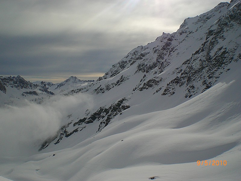 Combe de Laurichard : brouillard dans la combe