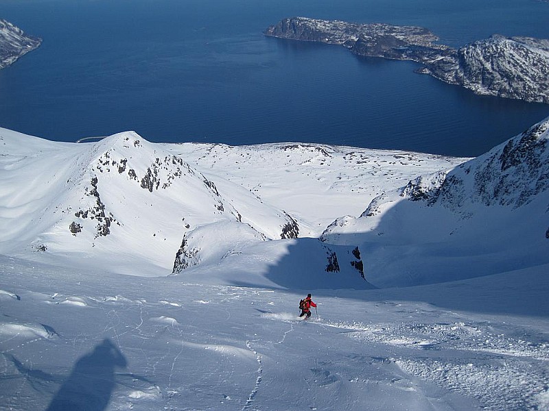 Ile de Kagen : Face nord du storekagtind