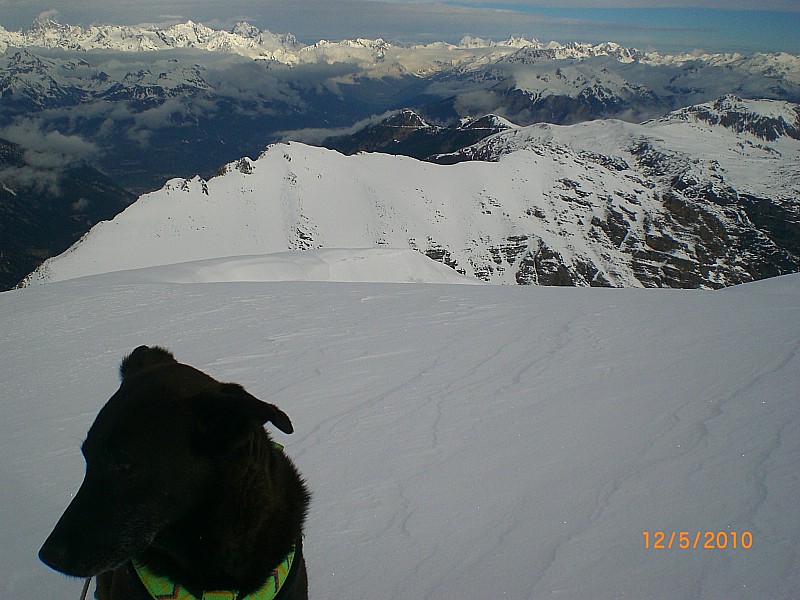 #5 Charvie : Vue sur la cime du Lasseron et le Briançonnais. Charvie : Vue sur la cime du Lasseron et le Briançonnais.