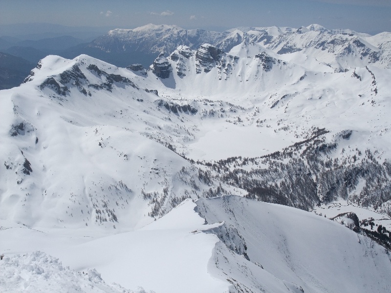 #4 Lac d Lac d'Allos vu du Pelat : L'enneigement est excellent
