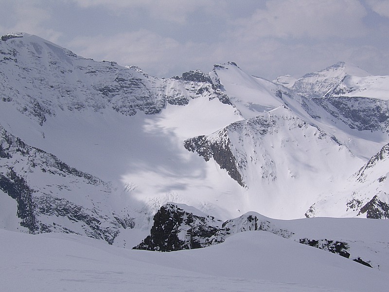 quel panorama : grande , petite ciamarella, pointe tonini et en fond , charbonnel et rochemelon