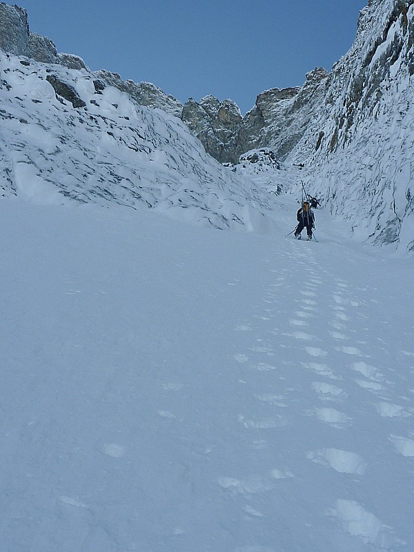 #8 Couloir d Couloir d'accès : On arrive dans l'étroiture du haut