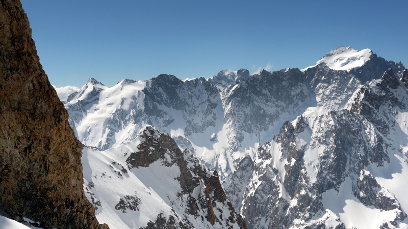 #16 Coté Ecrin depuis le Col Clair Coté Ecrin depuis le Col Clair