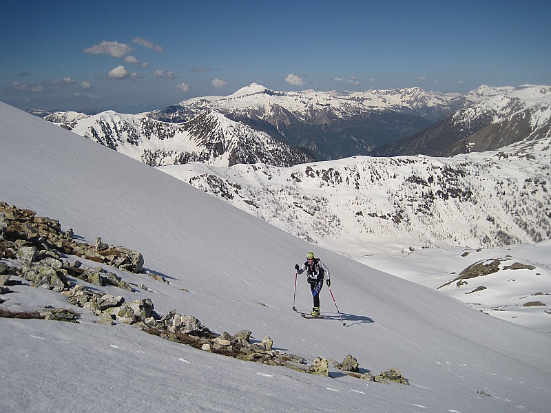 #5 passo d passo d'orgials : le Mounier au fond, encore blanc