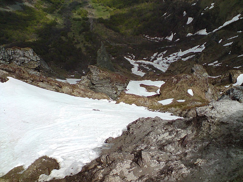 #11 variante directe : d variante directe : d'ici on ne dirait pas mais ce couloir (juste à gauche de la directe donc) passe encore largement !