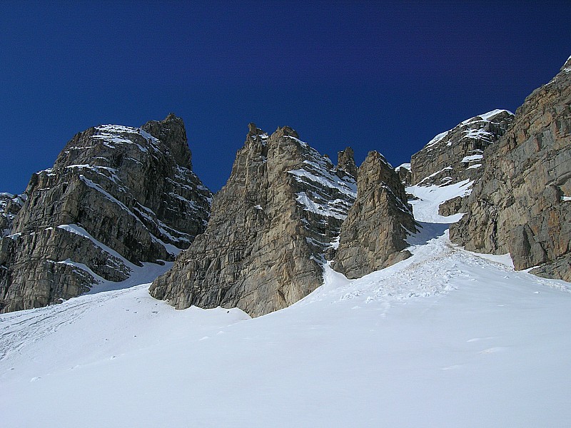 #5 couloir NE pointe de l couloir NE pointe de l'Ane : Un bon coup de "sudania" nous attends