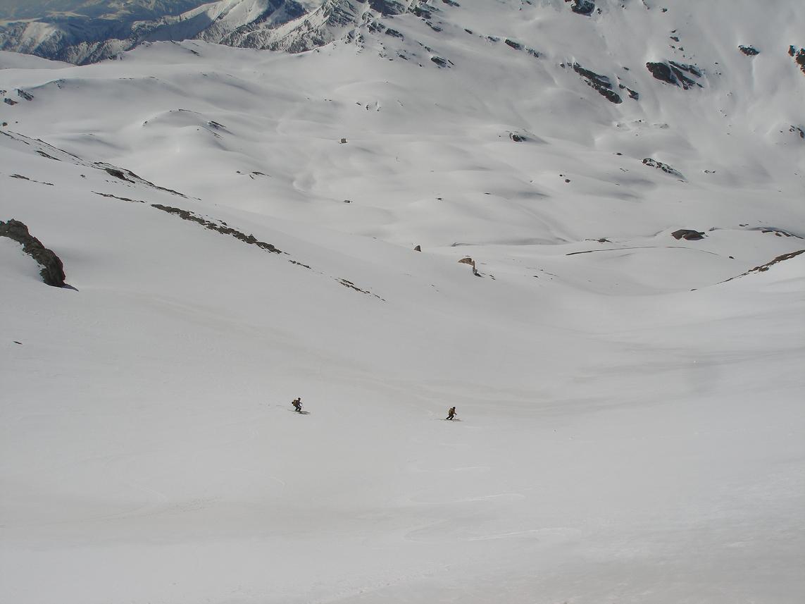 #10 sous le col : sur le refuge agnel neige***** sous le col : sur le refuge agnel neige*****