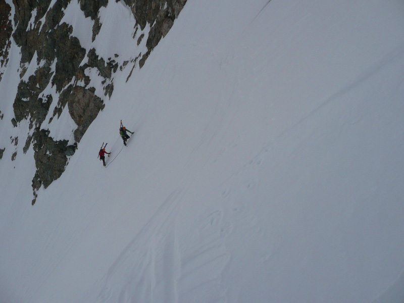 #5 Couloir Barre Noire (sortie) : A 50m de la sortie... Couloir Barre Noire (sortie) : A 50m de la sortie...