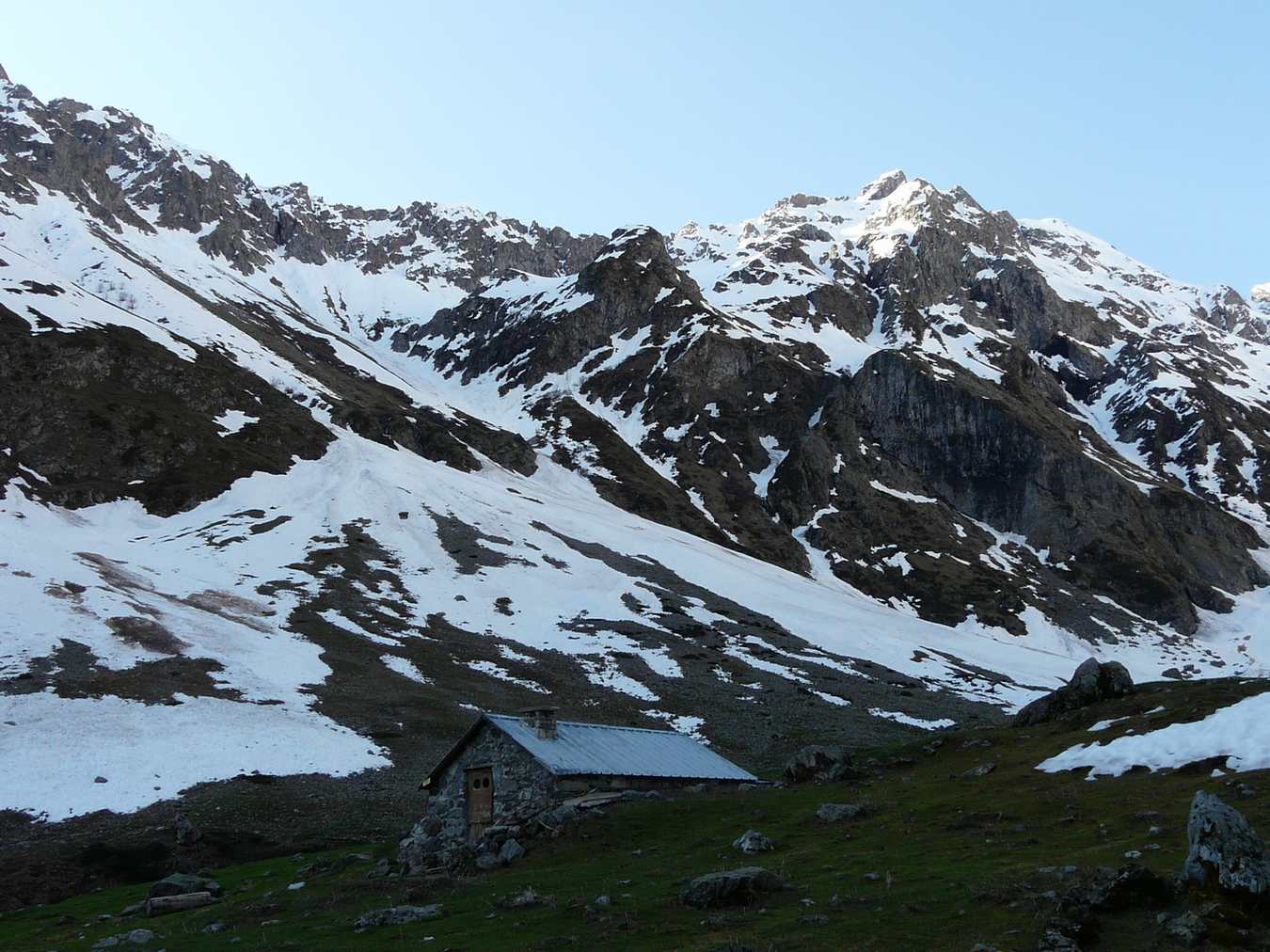 #4 Cabane de l Cabane de l'Aup au retour : pas encore le soleil
