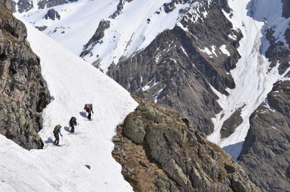 #29 Traversée des Vires : Très bien enneigée Traversée des Vires : Très bien enneigée