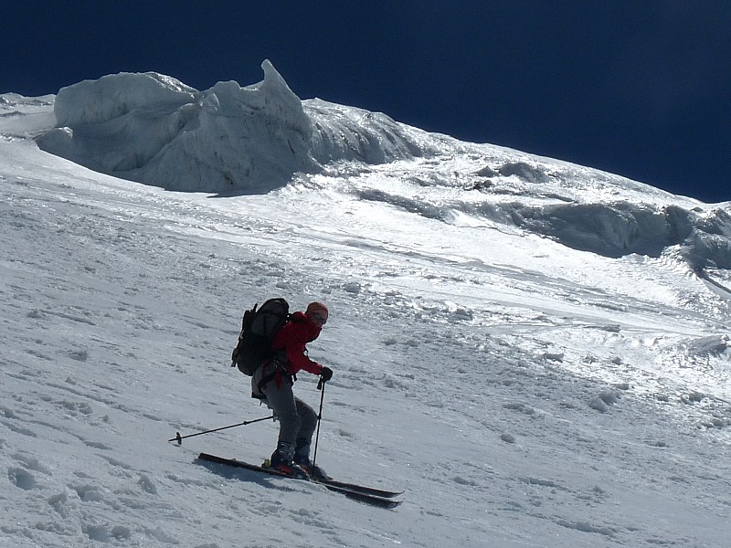 #14 Descente sous les séracs : on rentre! Descente sous les séracs : on rentre!