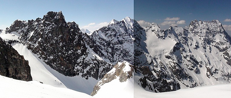 #1 panoramixm : Loup, Chabournéou et Sirac depuis le Glacier du Jocèlme à 3150m panoramixm : Loup, Chabournéou et Sirac depuis le Glacier du Jocèlme à 3150m
