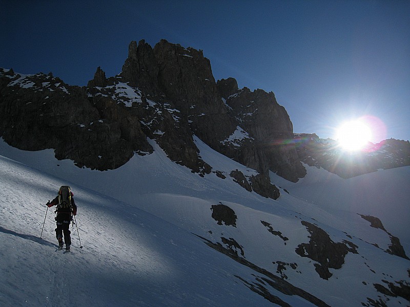 #16 Col claire : Couloirs d Col claire : Couloirs d'accès en vue