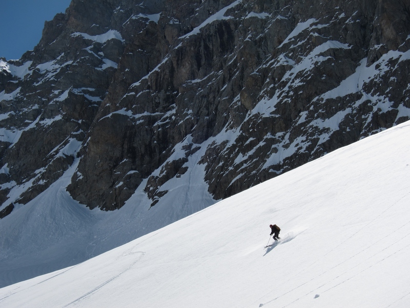 #8 Glacier des Aupillous : devant la face N du Jocelme Glacier des Aupillous : devant la face N du Jocelme