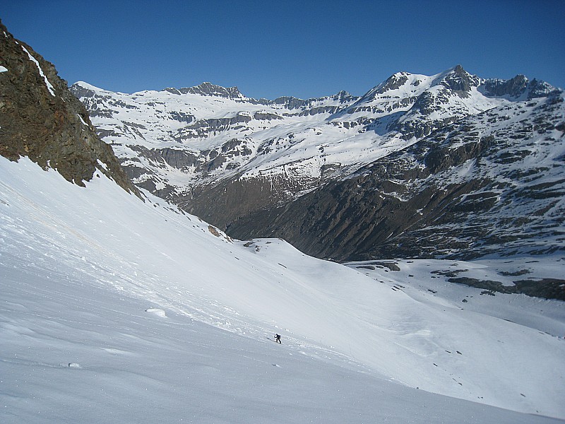#2 col de Trièves : Passage sous la face E des Ouilles de Trièves pour atteindre le col col de Trièves : Passage sous la face E des Ouilles de Trièves pour atteindre le col