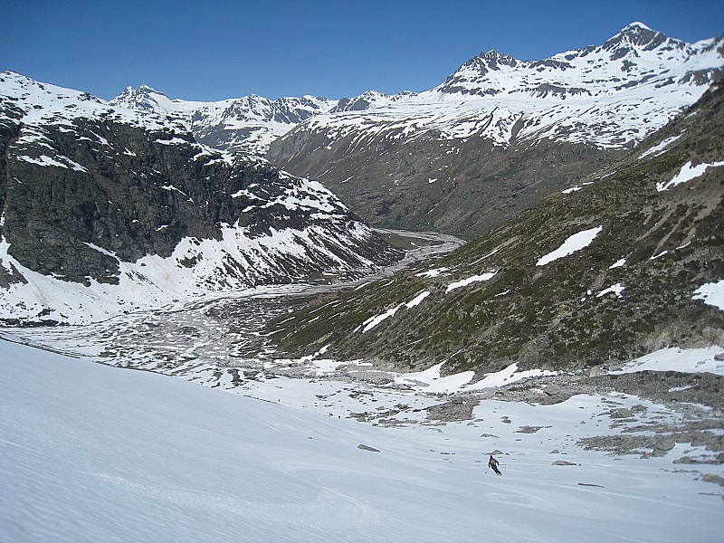#8 glacier du Mulinet : fin de la descente glacier du Mulinet : fin de la descente