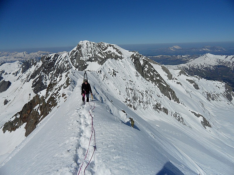 #10 Arête SW du dôme des glaciers : Fin de l Arête SW du dôme des glaciers : Fin de l'arête